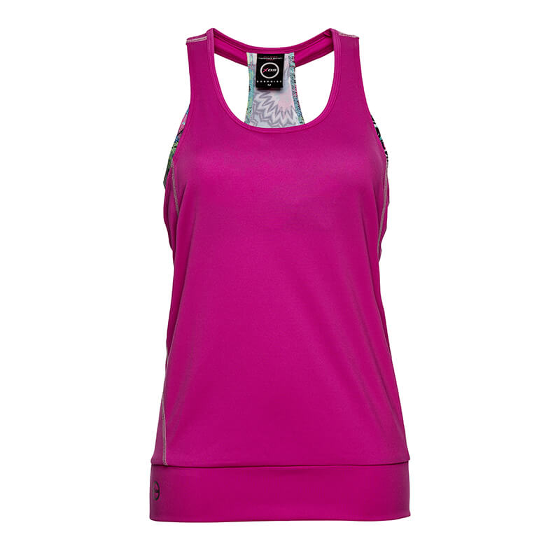 Sjekke Free Long Tank, knockout pink, Daily Sports hos SportGymButikken.no