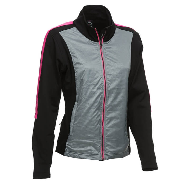 Sjekke Distance L/S Jacket, black, Daily Sports hos SportGymButikken.no