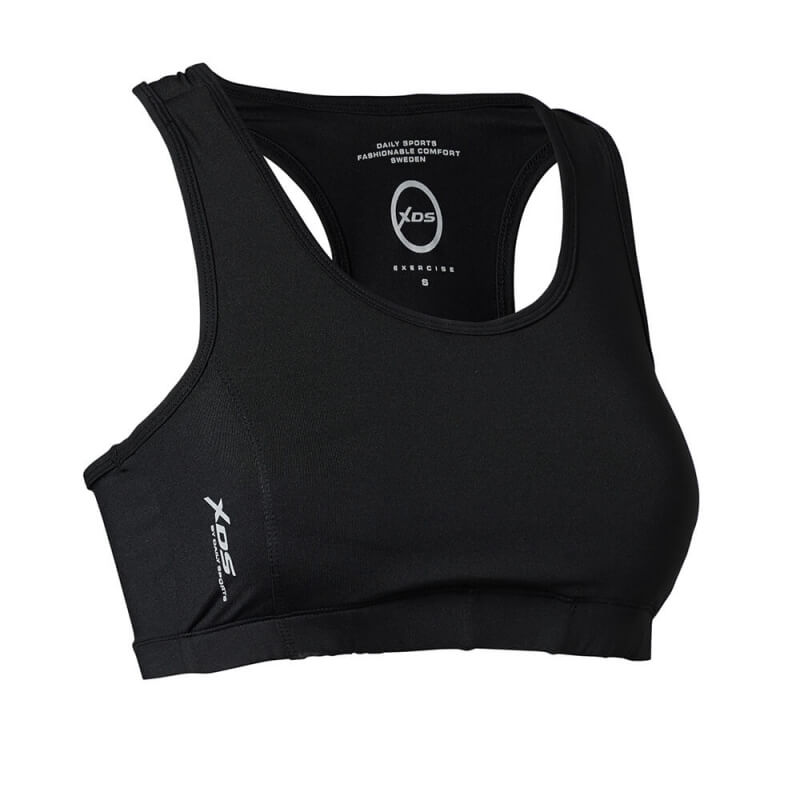 Sjekke Base Bra, black, Daily Sports hos SportGymButikken.no