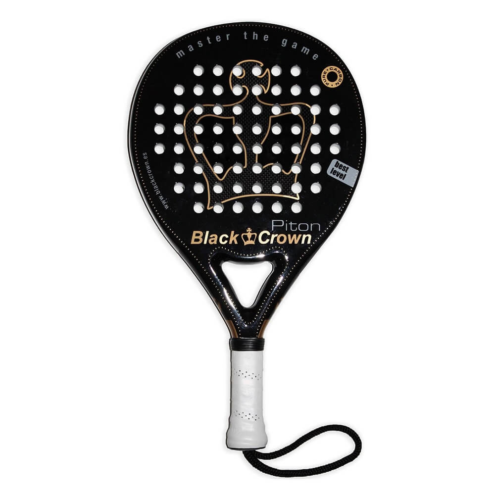 Sjekke Padelracket Piton, black, Black Crown hos SportGymButikken.no