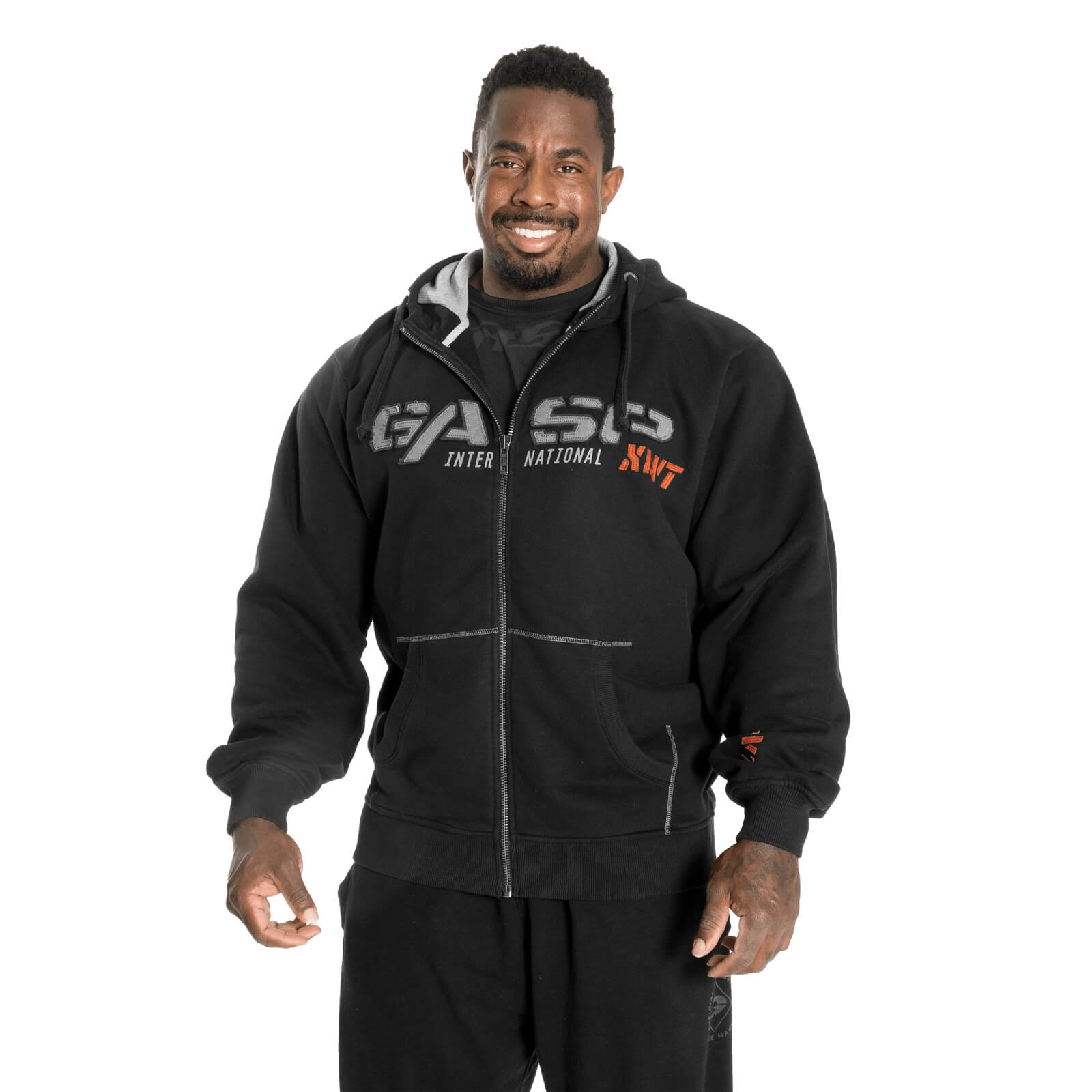 Sjekke 1,2 LBS Hoodie, black, GASP hos SportGymButikken.no