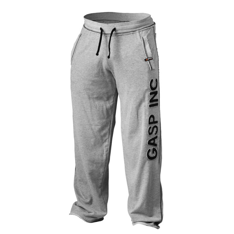 Sjekke Division Sweatpant, greymelange, GASP hos SportGymButikken.no