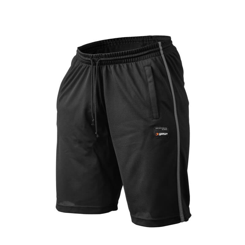 Sjekke GASP Mesh Shorts, black, GASP hos SportGymButikken.no