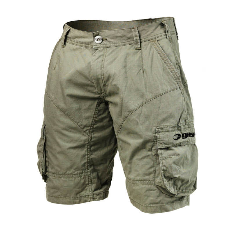 Sjekke Street Shorts, wash green, GASP hos SportGymButikken.no