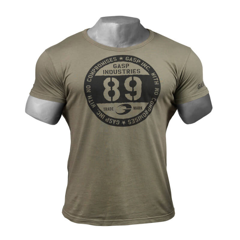 Sjekke Division Jersey Tee, wash green, GASP hos SportGymButikken.no