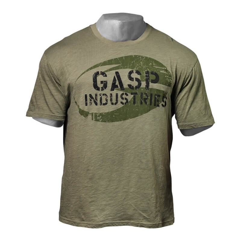 Sjekke Street Vintage Tee, wash green, GASP hos SportGymButikken.no