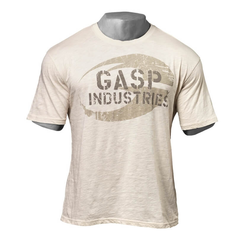 Sjekke Street Vintage Tee, cement, GASP hos SportGymButikken.no