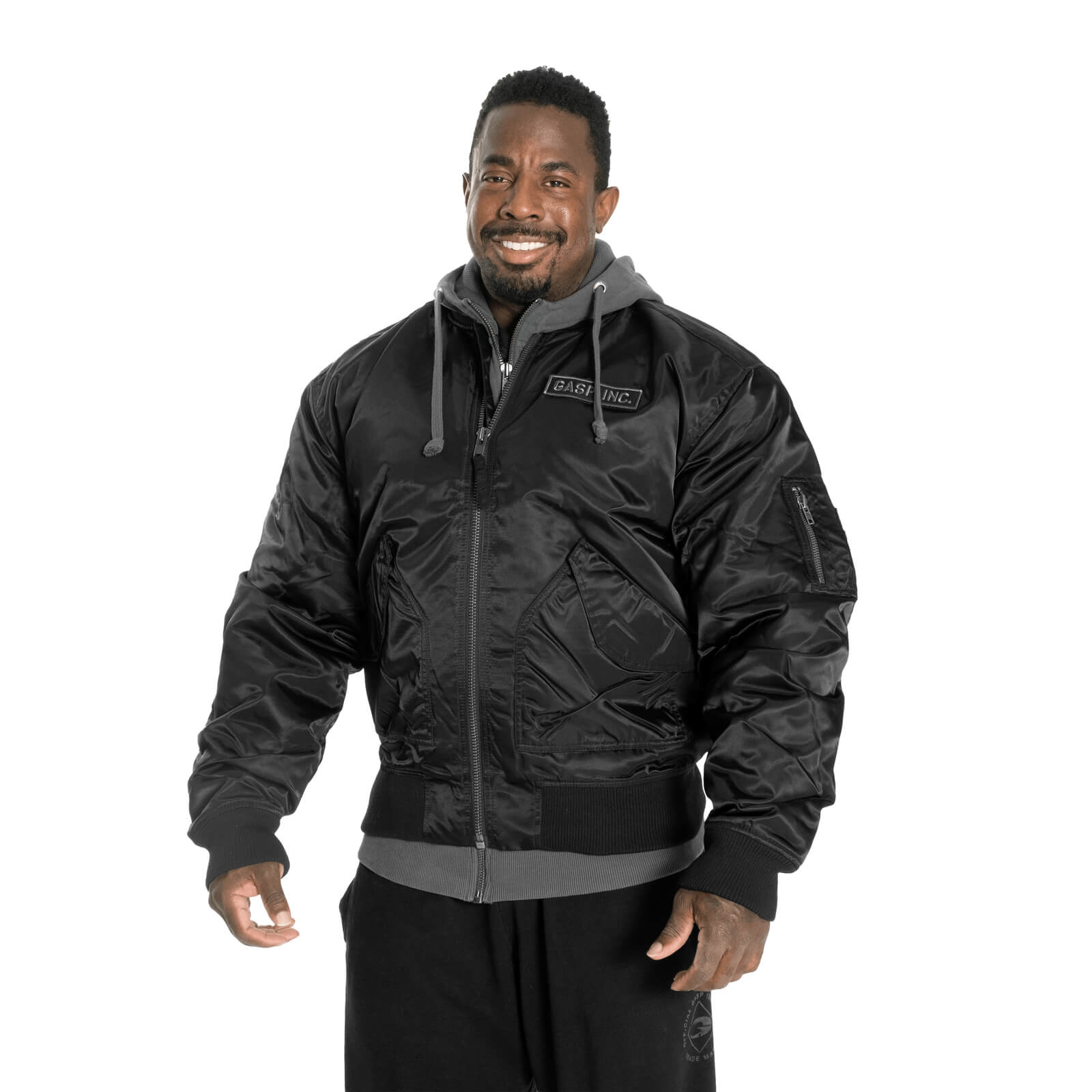 Sjekke GASP Utility Jacket, black, GASP hos SportGymButikken.no