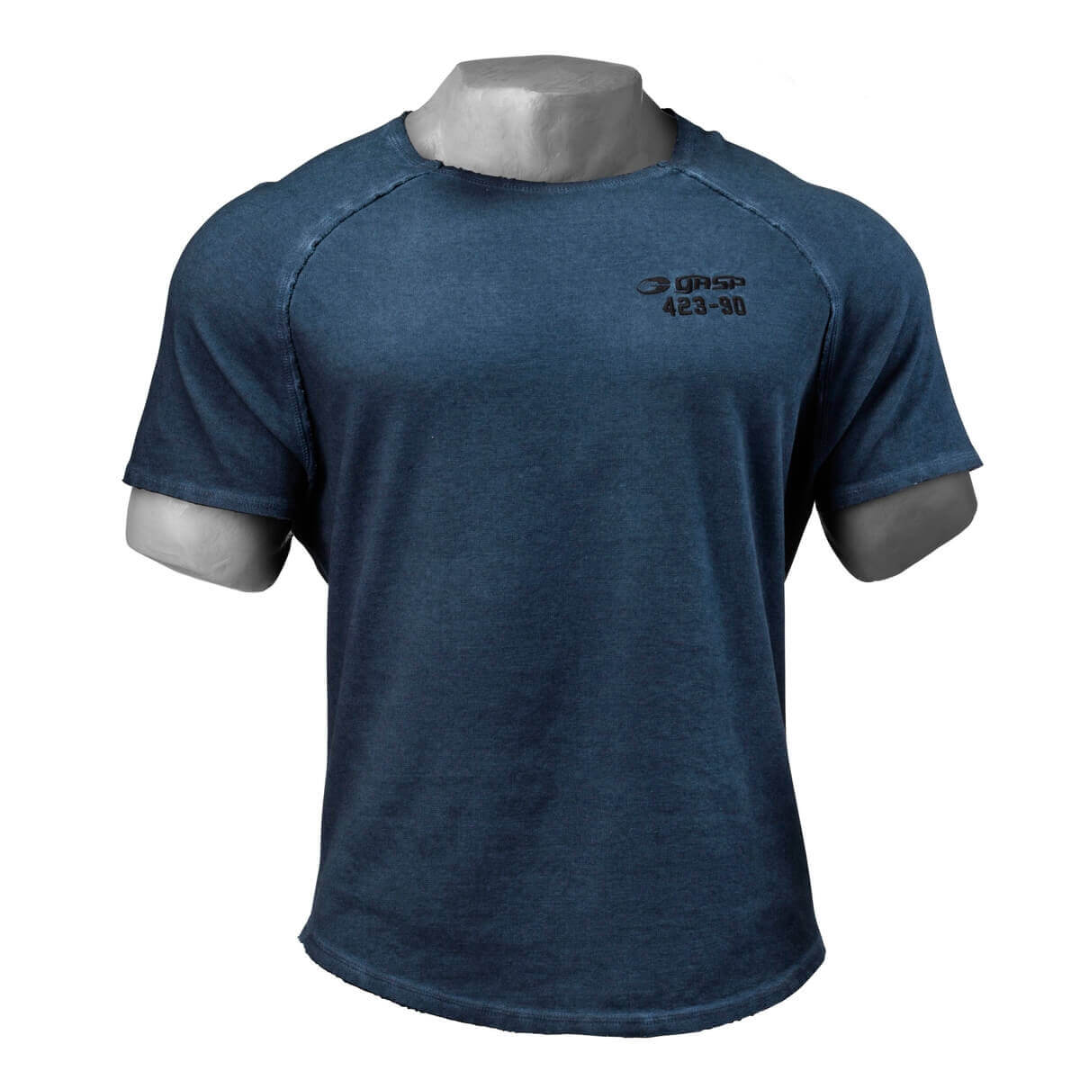 Sjekke Heritage Raglan Tee, petrol blue, GASP hos SportGymButikken.no