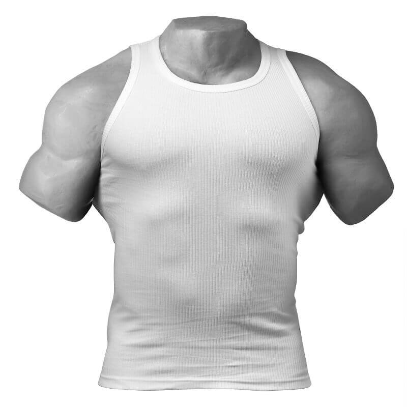 Sjekke Rigger Tank, white, GASP hos SportGymButikken.no