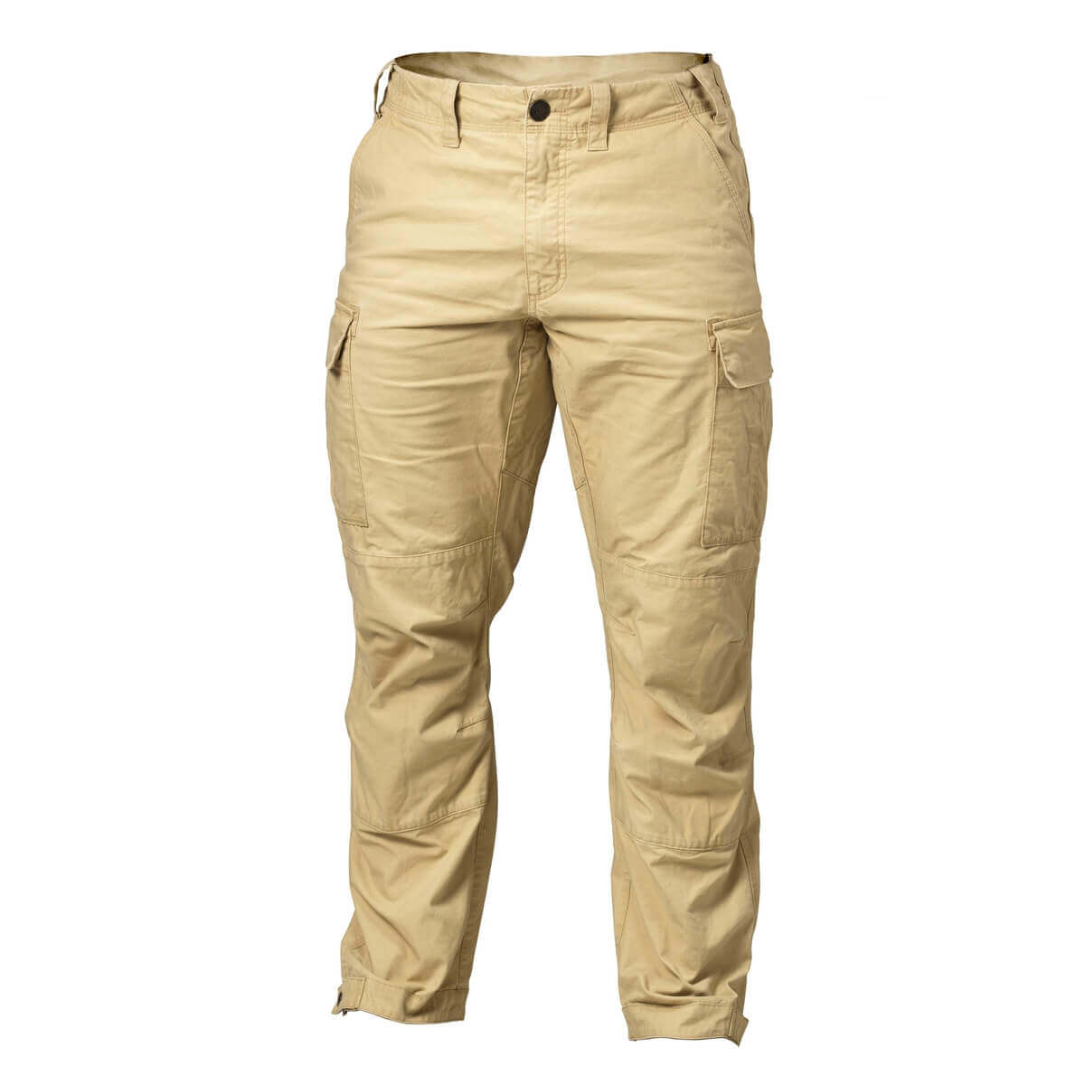 Sjekke Rough Cargo Pant, dark sand, GASP hos SportGymButikken.no