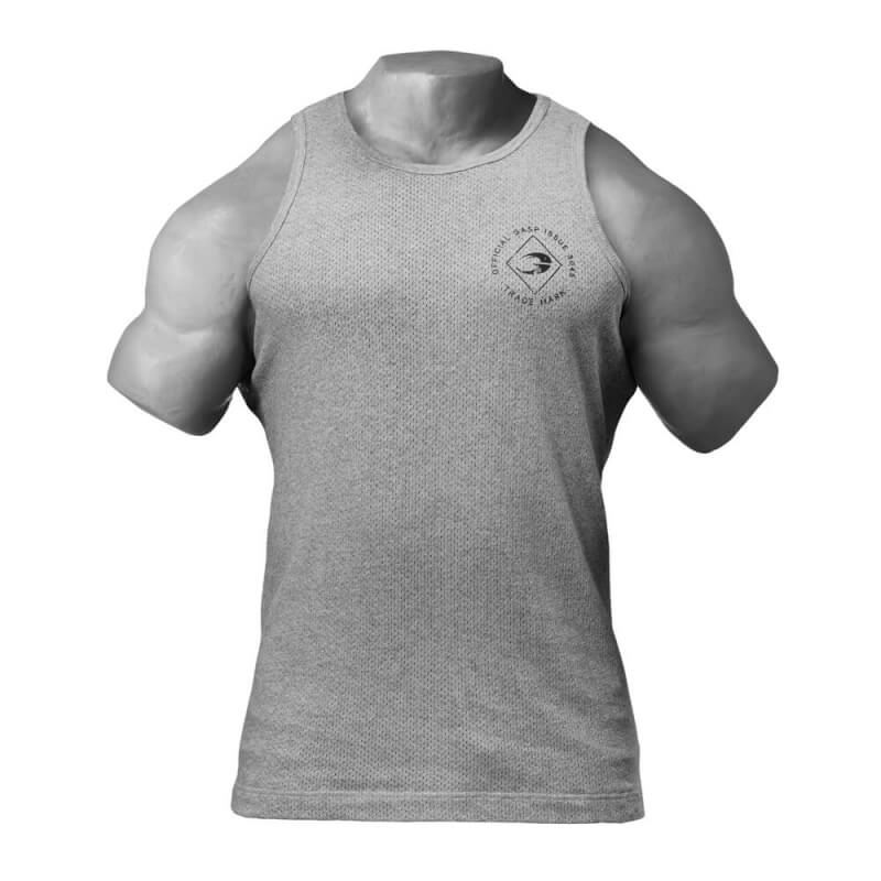 Sjekke Legacy Mesh Tank, grey melange, GASP hos SportGymButikken.no