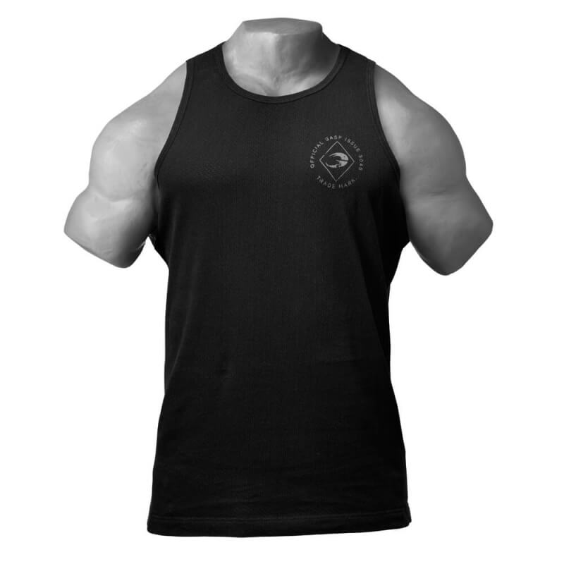 Sjekke Legacy Mesh Tank, wash black, GASP hos SportGymButikken.no