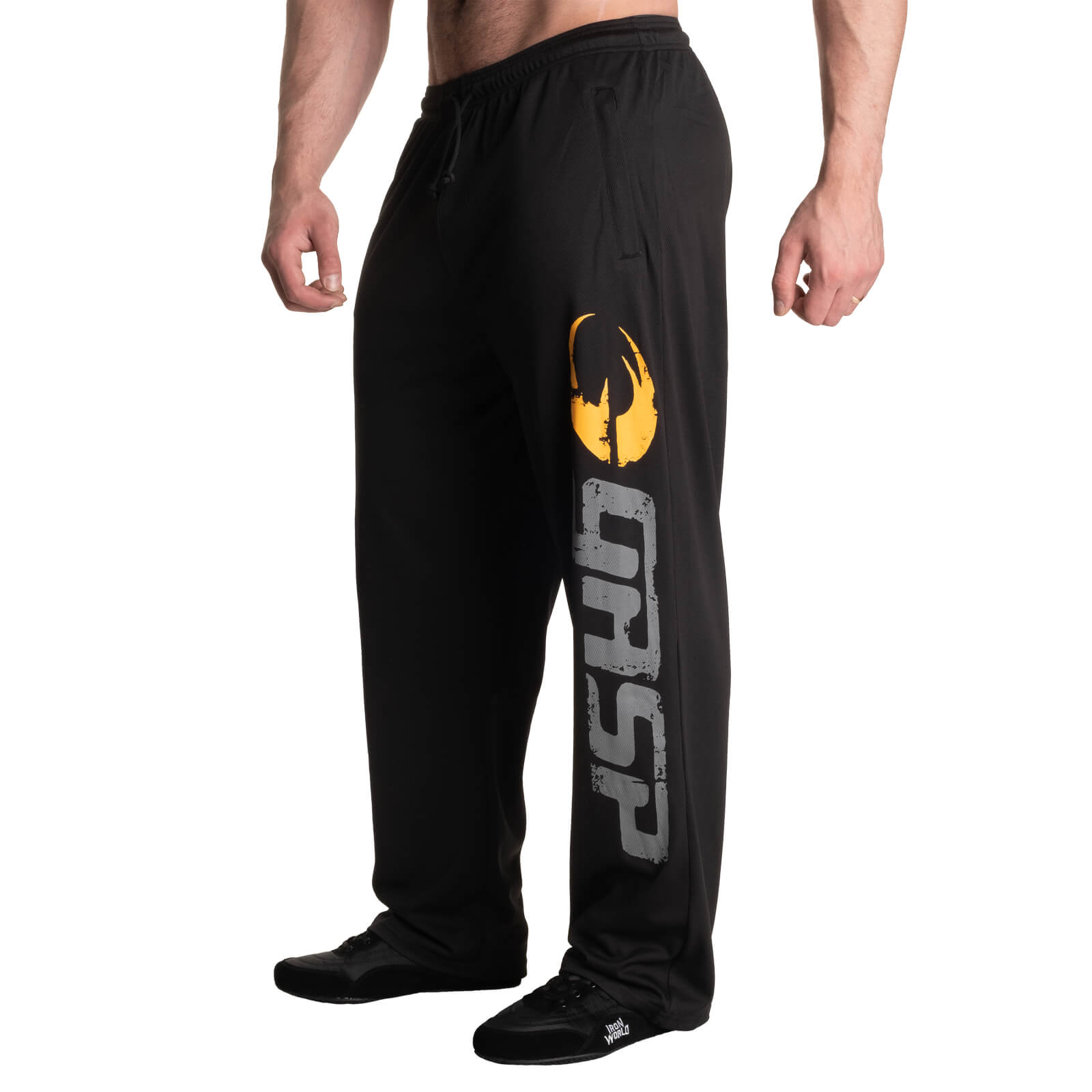 Sjekke Original Mesh Pants, black, GASP hos SportGymButikken.no