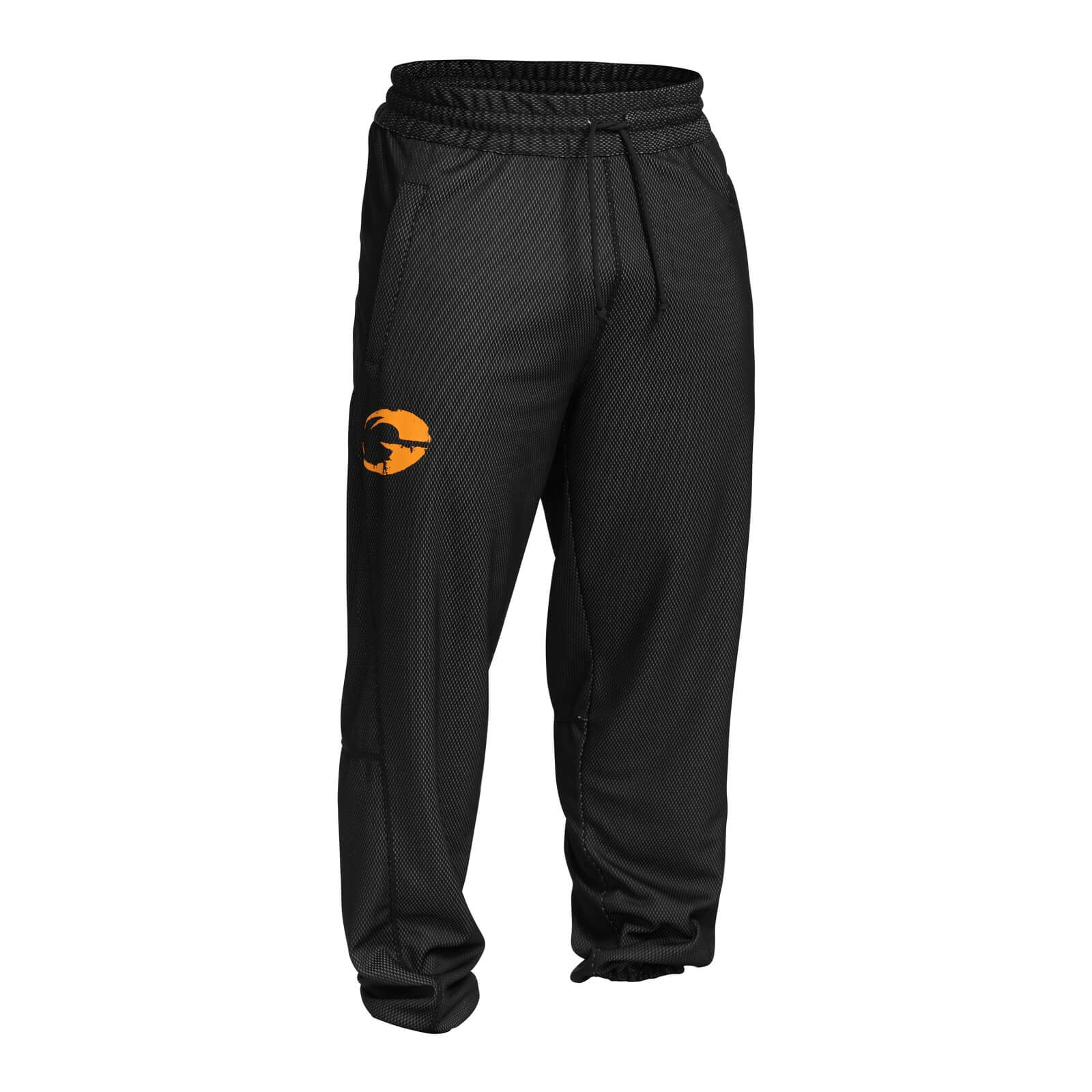 Sjekke Vintage Mesh Pants, black, GASP hos SportGymButikken.no