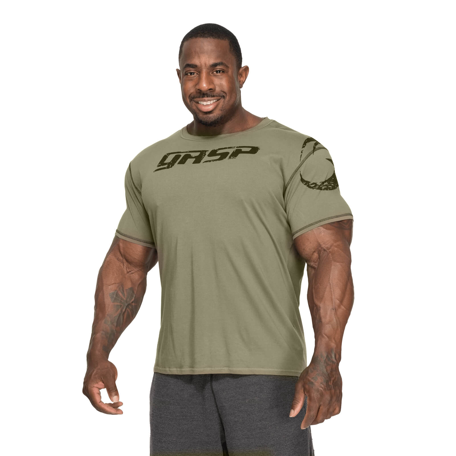Sjekke GASP Tee, washed green, GASP hos SportGymButikken.no