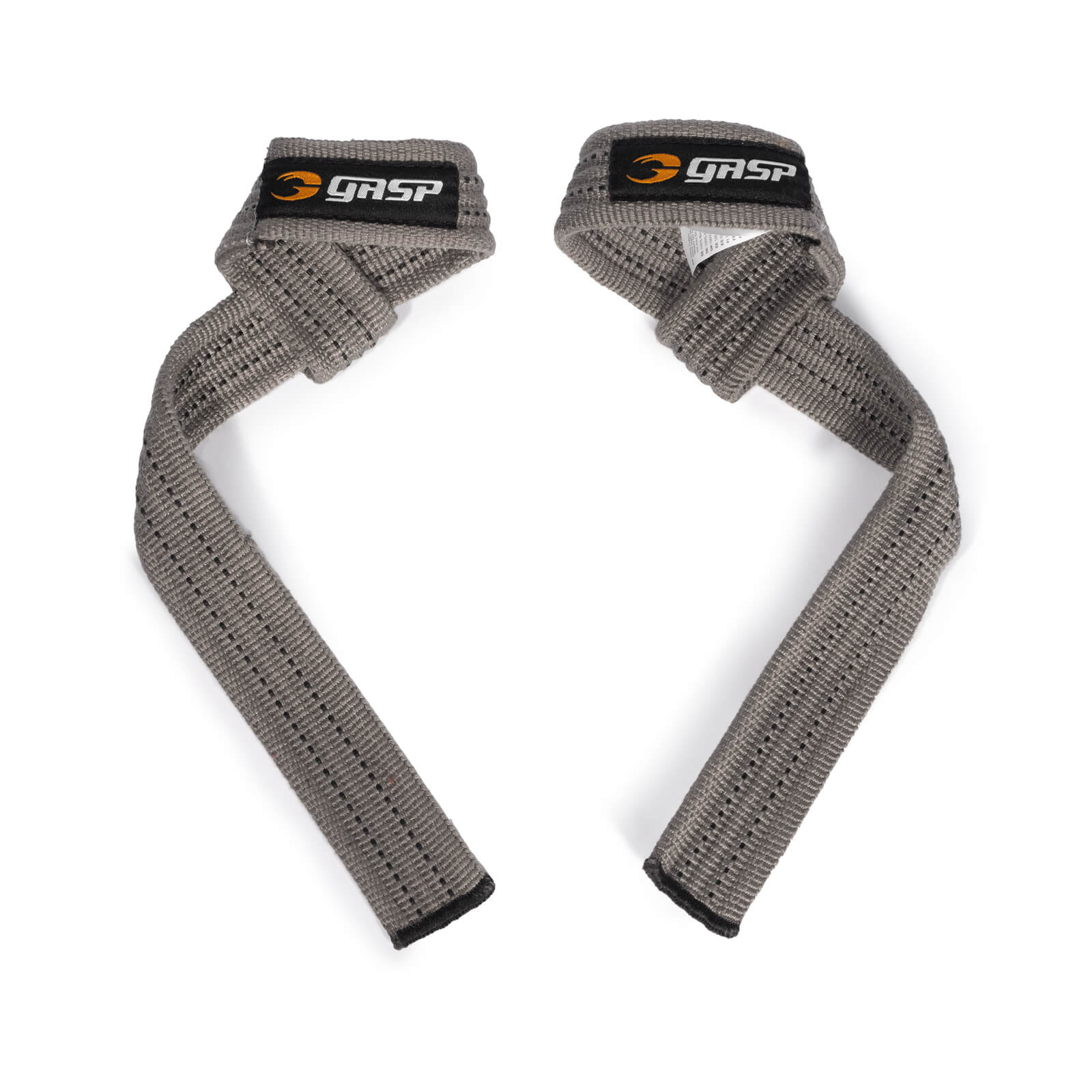 Sjekke GASP Lifting Straps, grey/black, GASP hos SportGymButikken.no