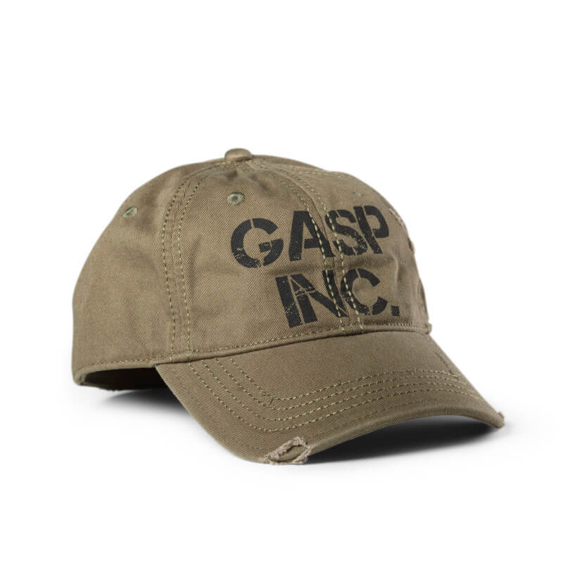 Sjekke Vintage Cap, wash green, GASP hos SportGymButikken.no