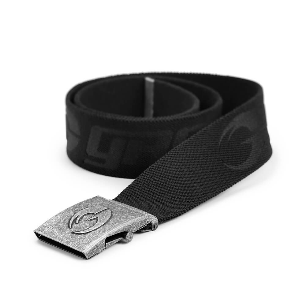 Sjekke Webbing Belt, wash black, GASP hos SportGymButikken.no