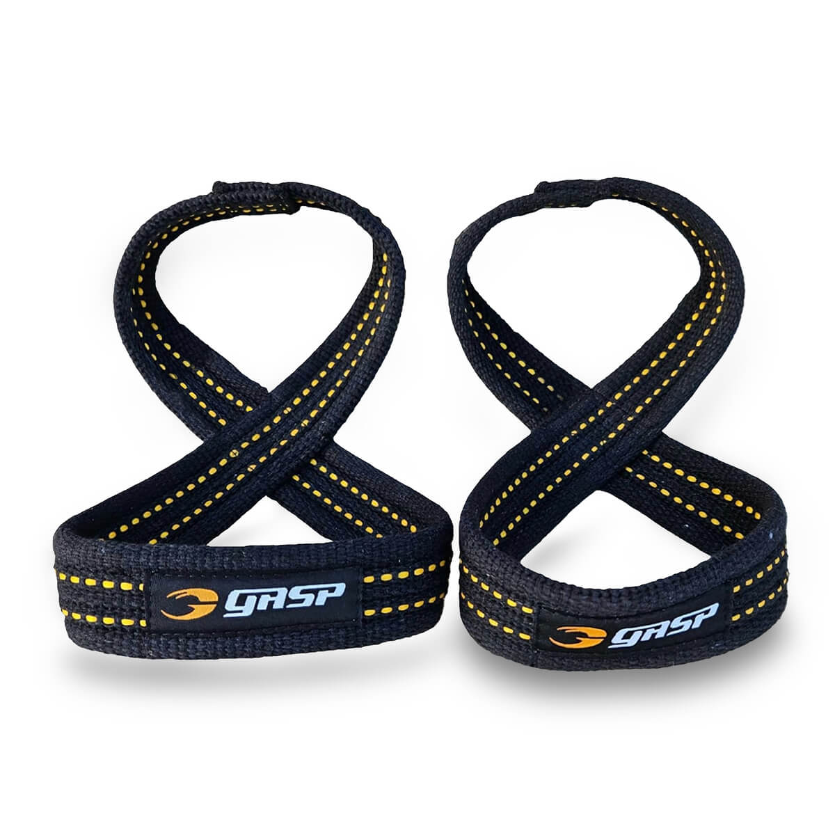 Sjekke Figure 8 Straps, black, GASP hos SportGymButikken.no