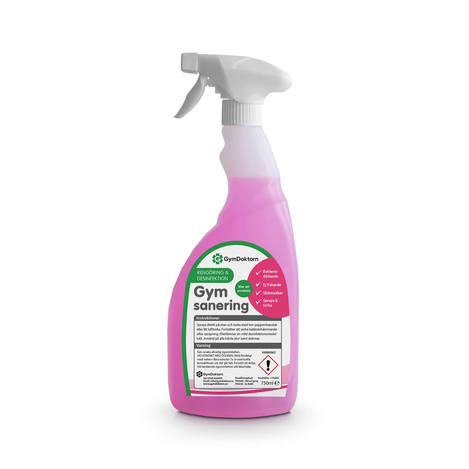 GymSpray, 750 ml, GymDoktorn