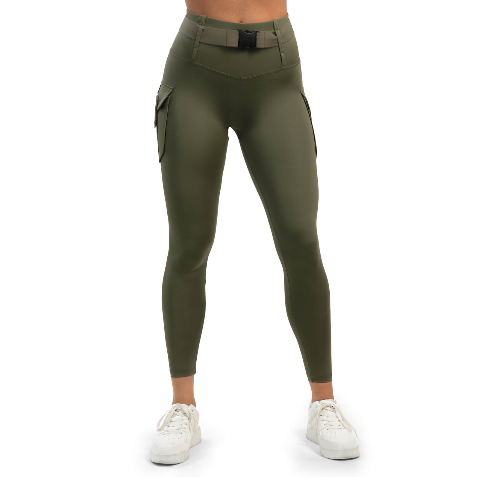 Sjekke Cargo Tights, military green, Gavelo hos SportGymButikken.no