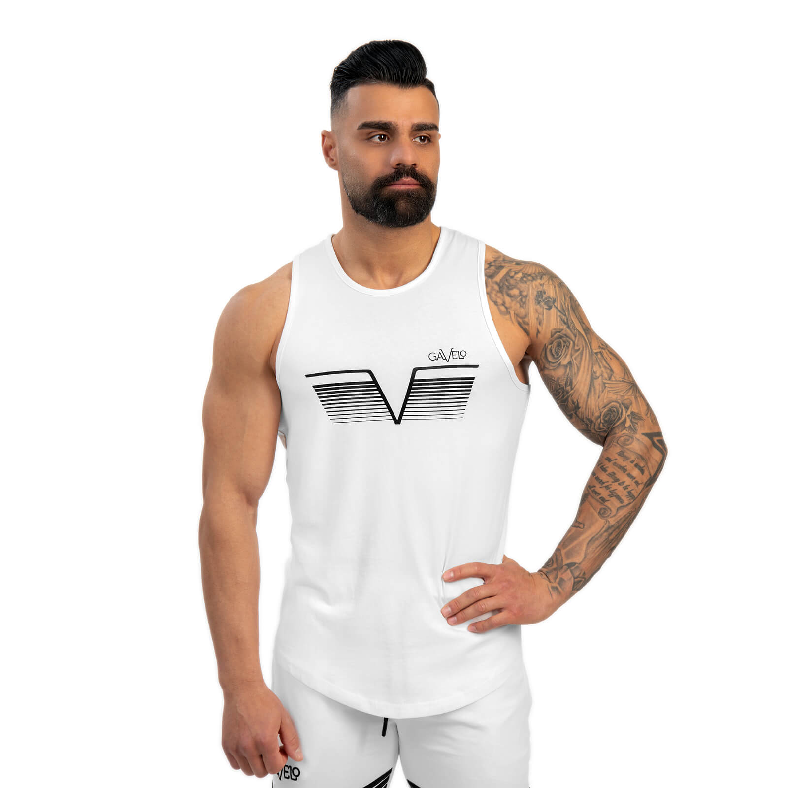 Sjekke Amplify Tank, white, Gavelo hos SportGymButikken.no