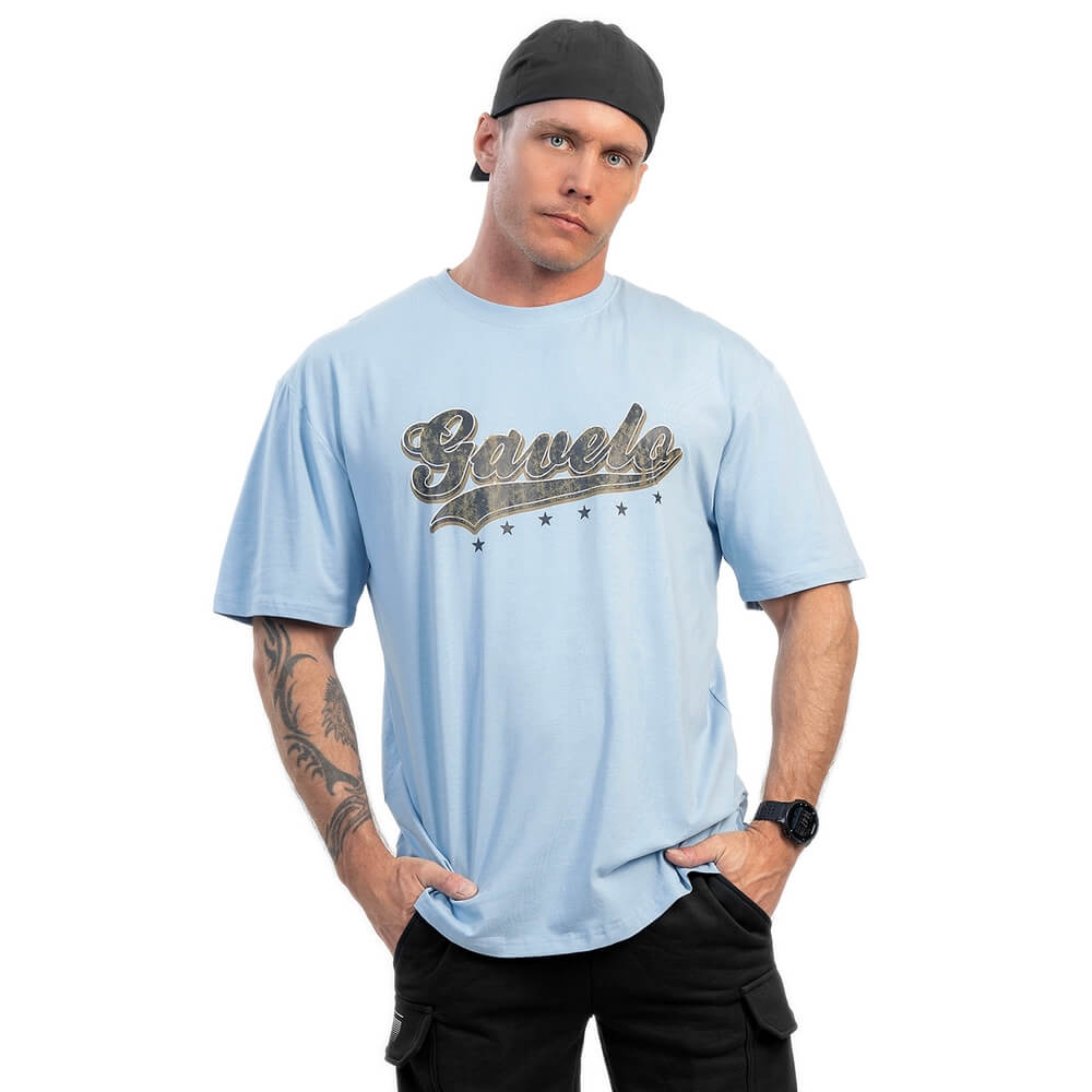 Sjekke El Segundo Oversize Tee, blue, Gavelo hos SportGymButikken.no