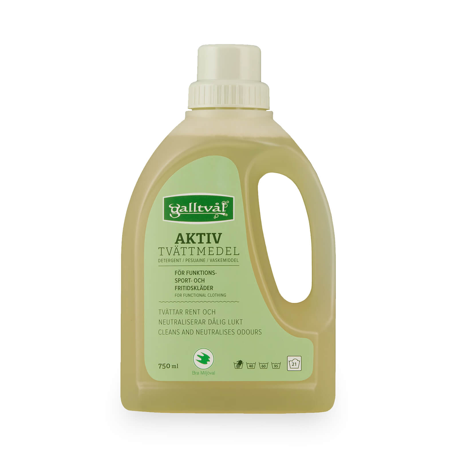 Sjekke AKTIV Vaskemiddel 750 ml, Galltvål hos SportGymButikken.no