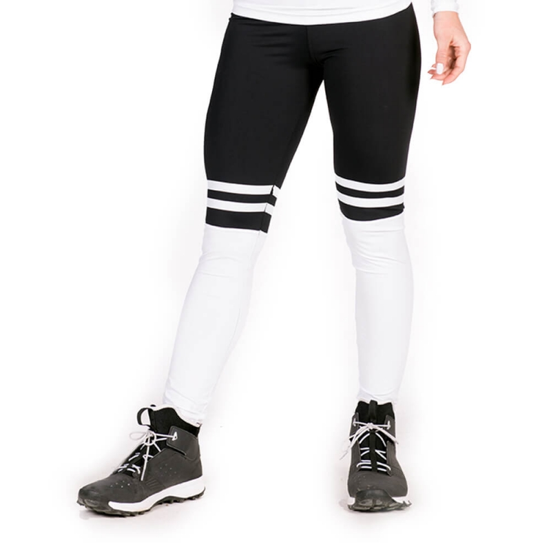 Sjekke Over The Knee Tights, black, Nebbia hos SportGymButikken.no