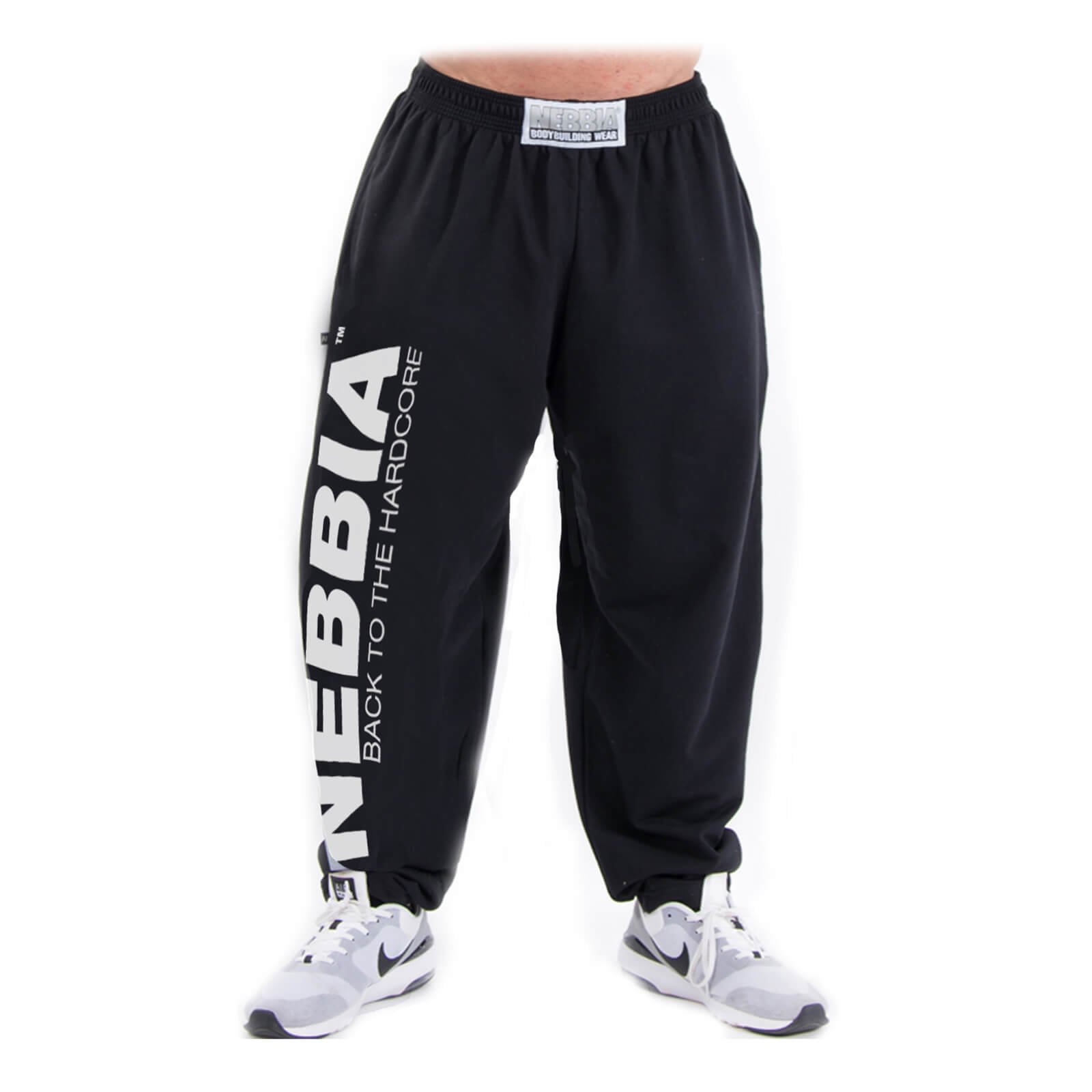 Sjekke Hardcore Fitness Sweatpants, black, Nebbia hos SportGymButikken.no