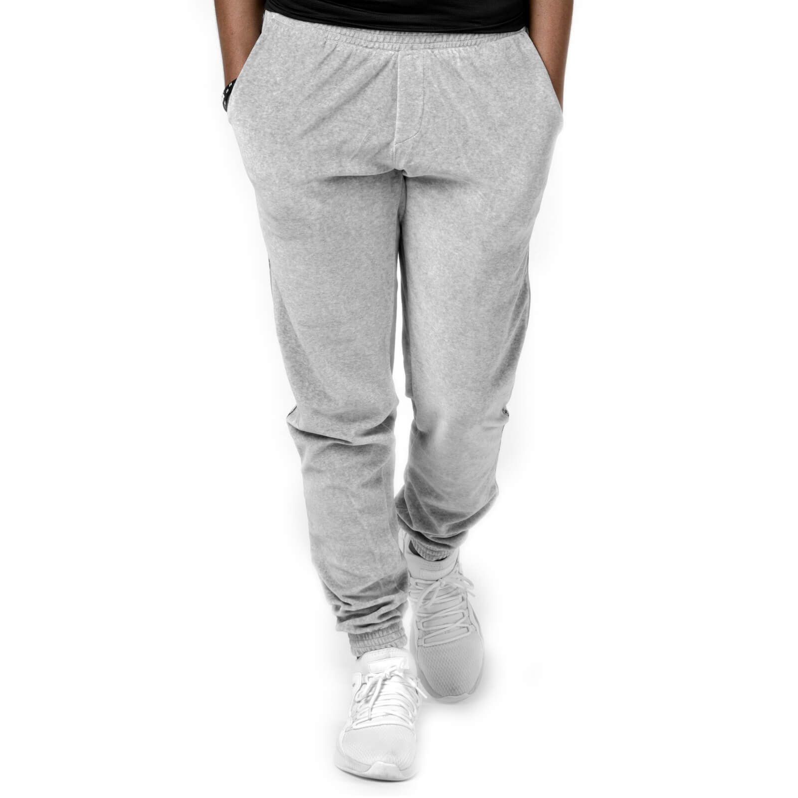 Sjekke Velvet Boyfriend Pants, grey, Nebbia hos SportGymButikken.no