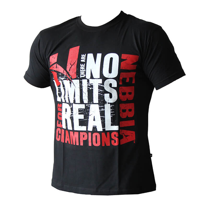 No Limits Tee, svart, Nebbia