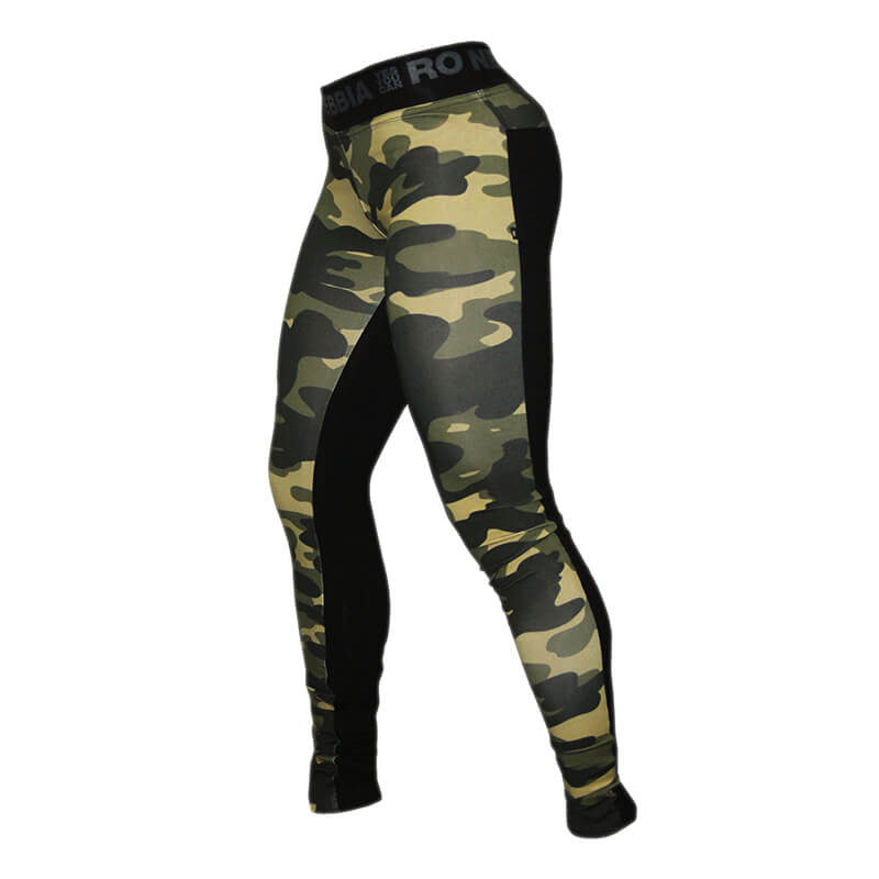 Sjekke Camo 2-Color Tights, camo/svart, Nebbia hos SportGymButikken.no