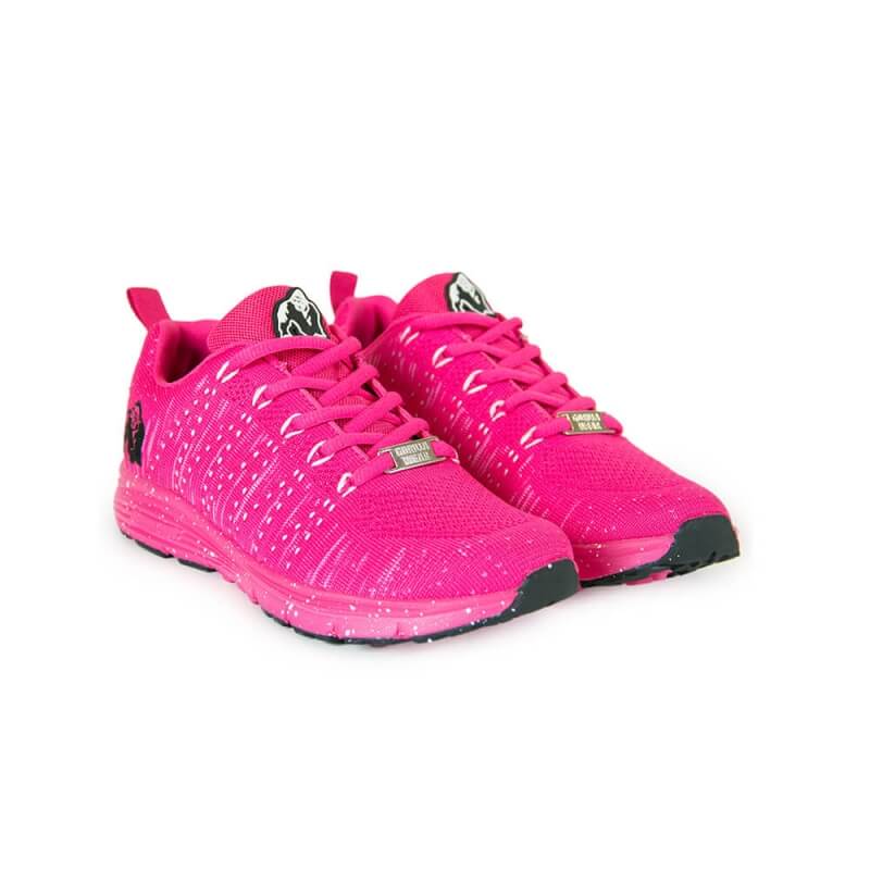 Brooklyn Knitted Sneakers, pink/white, Gorilla Wear