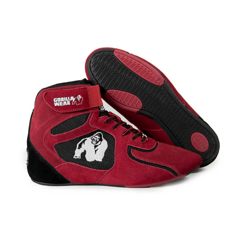 Sjekke Chicago High Tops LTD, red/black, Gorilla Wear hos SportGymButikken.no