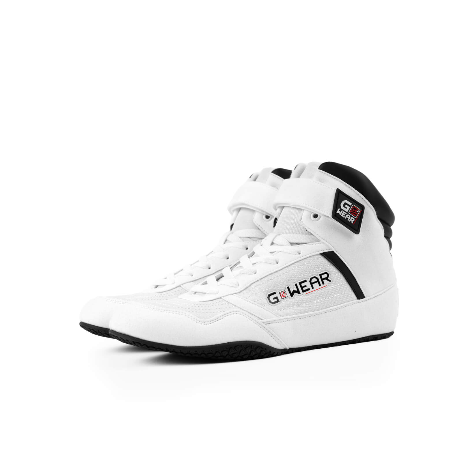 Sjekke Gwear Classic High Tops, white/black, Gorilla Wear hos SportGymButikken.no