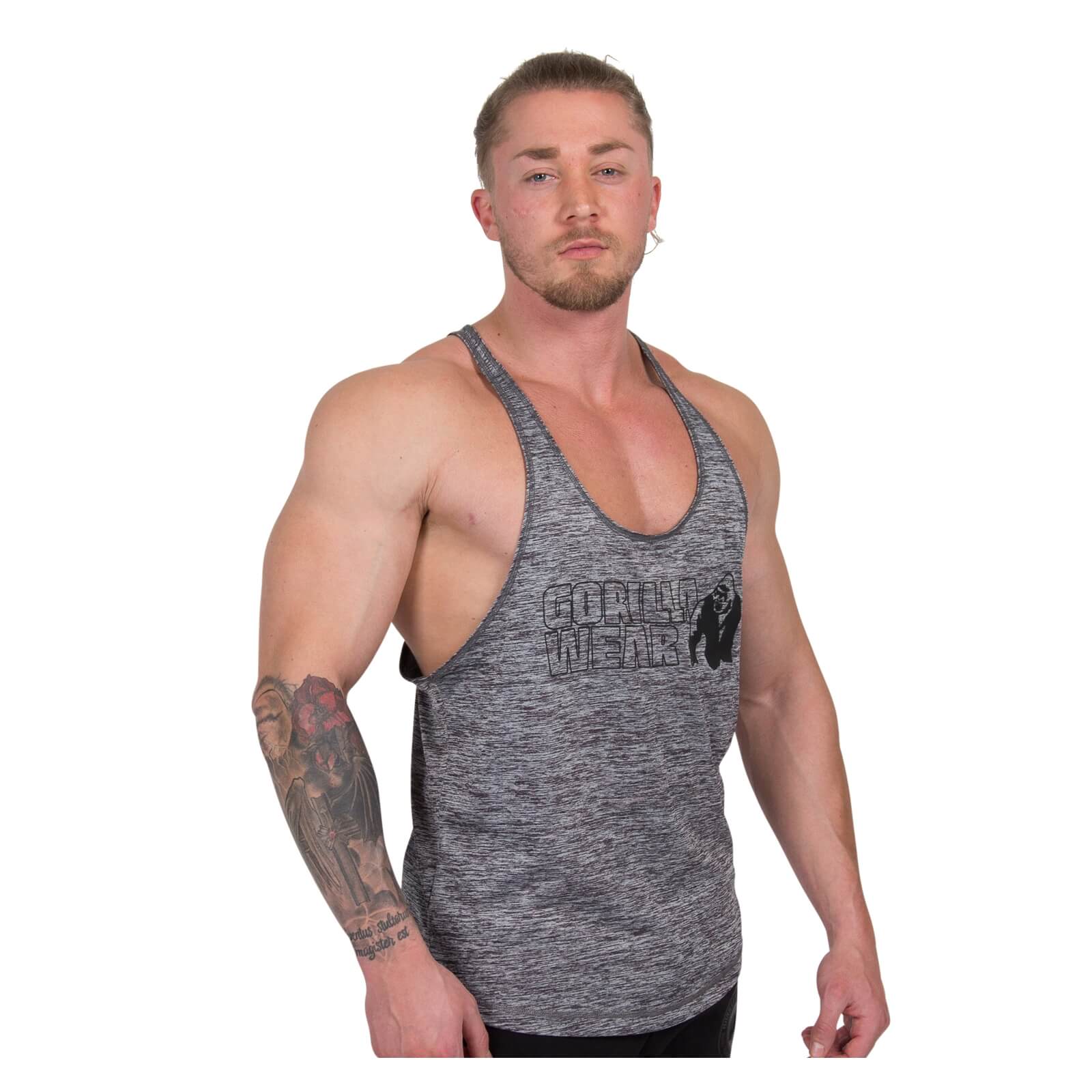 Sjekke Austin Tank Top, grey, Gorilla Wear hos SportGymButikken.no