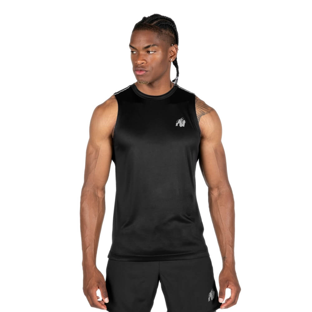 Sjekke Washington Tank Top, black, Gorilla Wear hos SportGymButikken.no