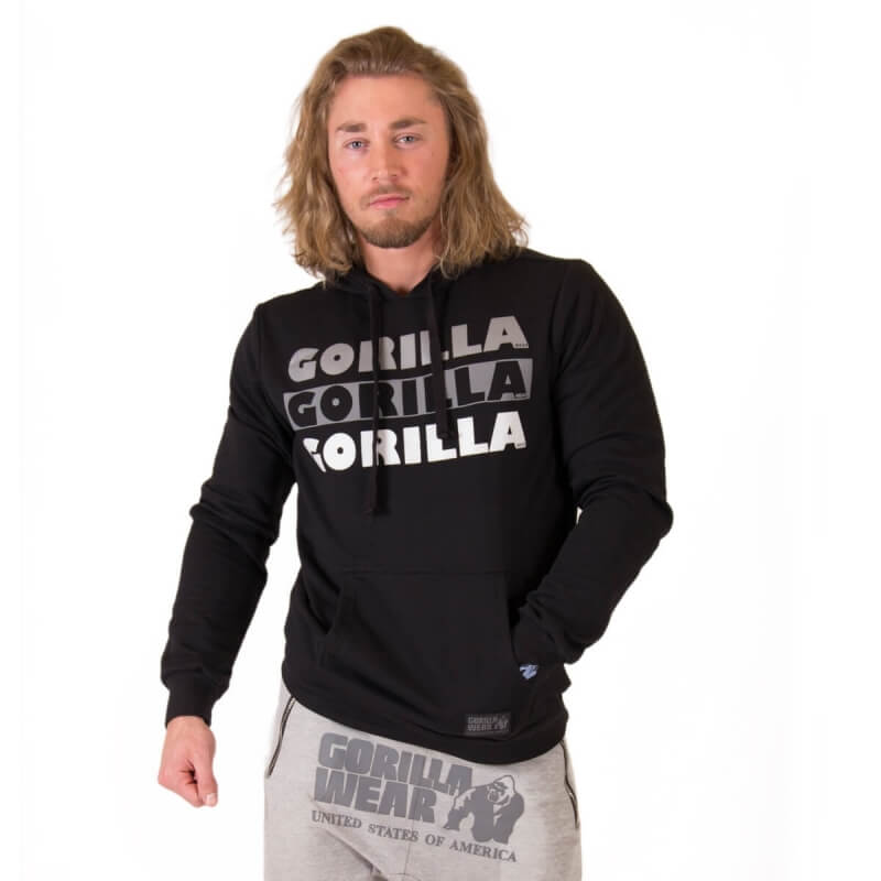 Sjekke Ohio Hoodie, black, Gorilla Wear hos SportGymButikken.no