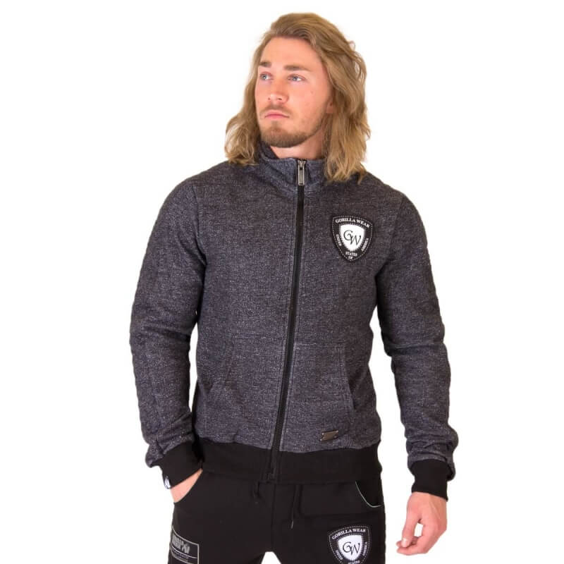 Sjekke Jacksonville Jacket, grey, Gorilla Wear hos SportGymButikken.no