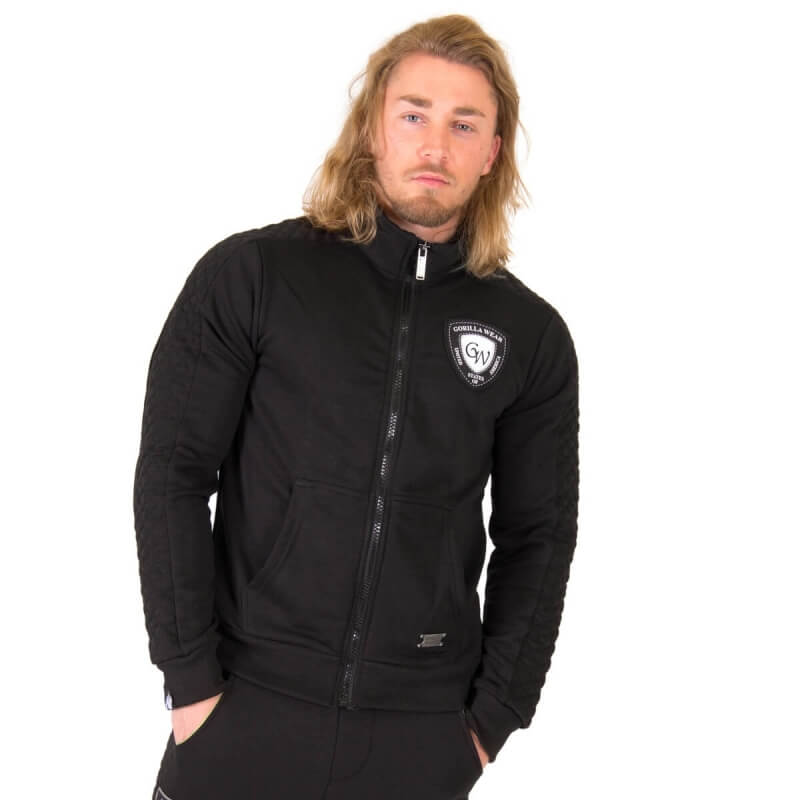 Sjekke Jacksonville Jacket, black, Gorilla Wear hos SportGymButikken.no