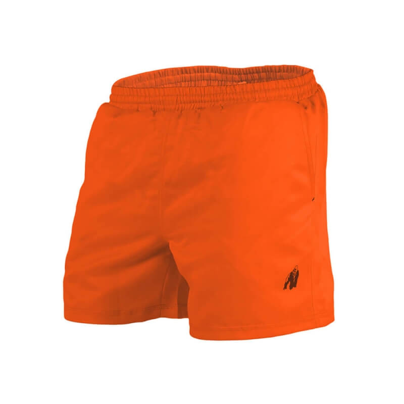 Sjekke Miami Shorts, neon orange, Gorilla Wear hos SportGymButikken.no