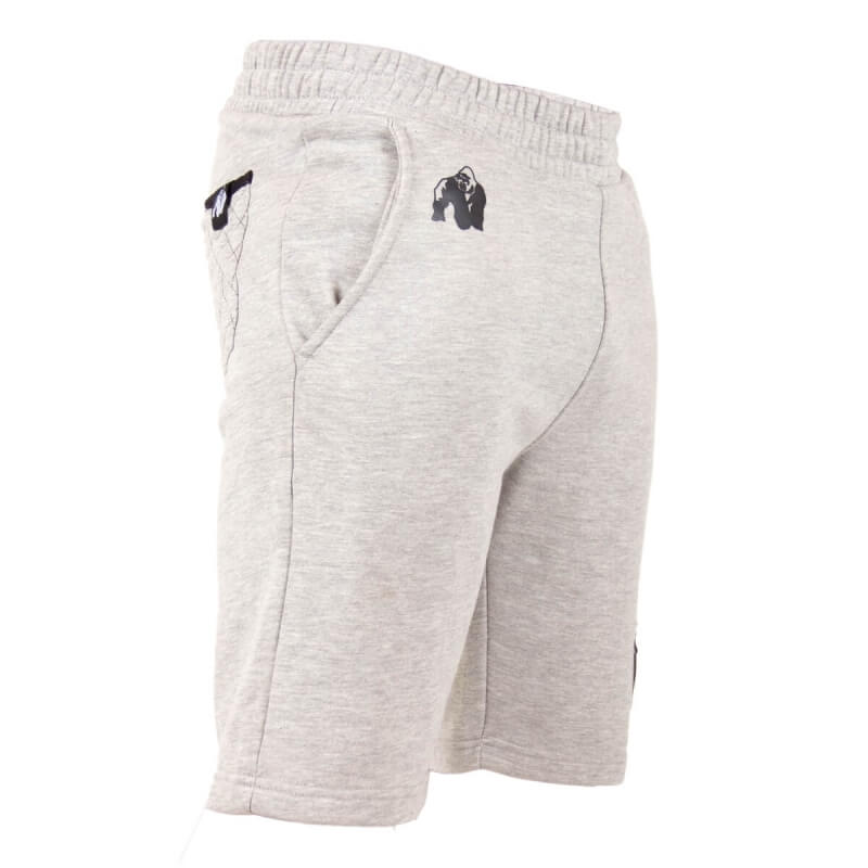 Sjekke Los Angeles Sweat Shorts, grey, Gorilla Wear hos SportGymButikken.no