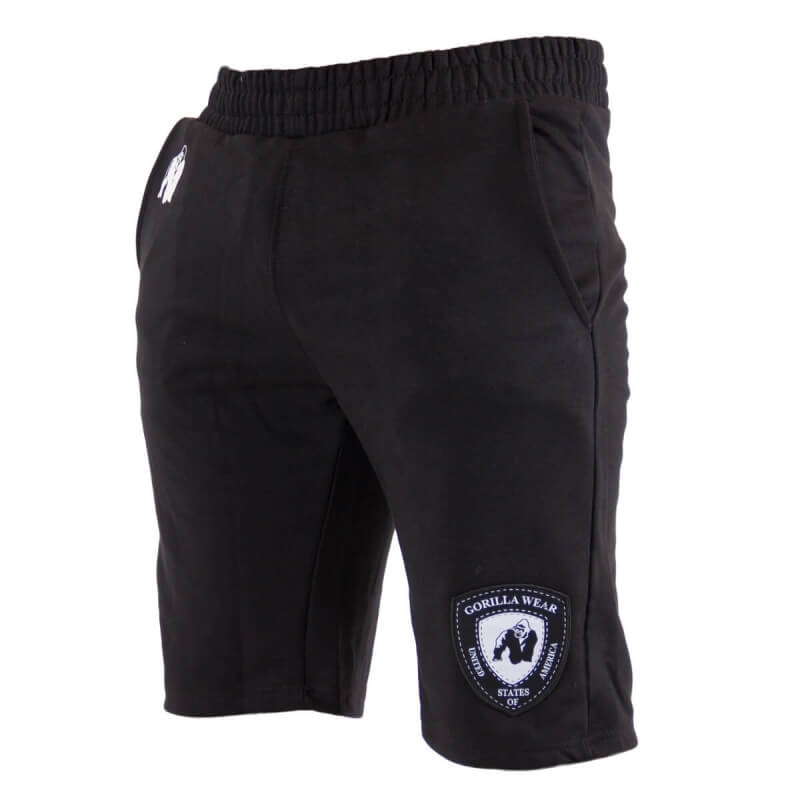 Los Angeles Sweat Shorts, black, Gorilla Wear