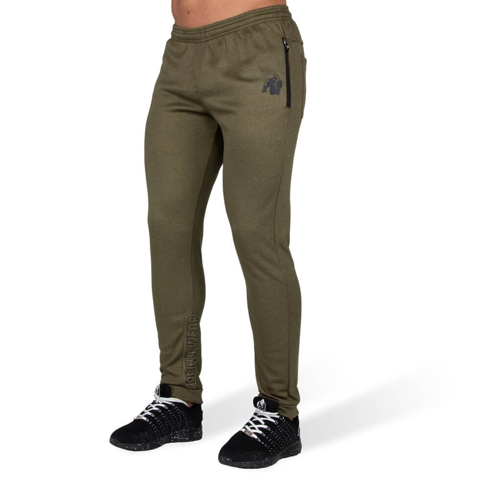 Sjekke Bridgeport Joggers, army green, Gorilla Wear hos SportGymButikken.no