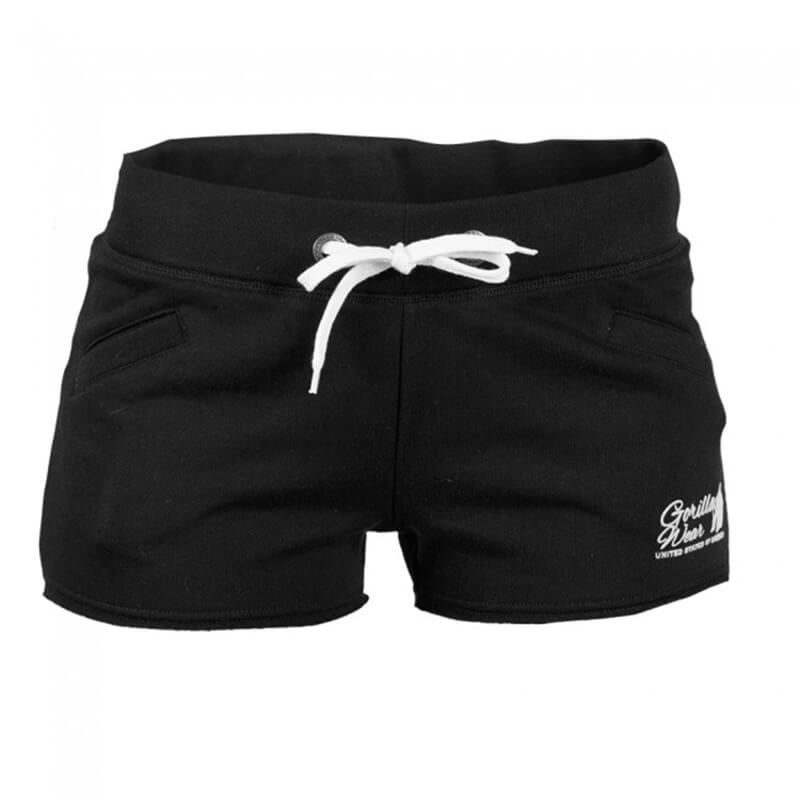 Women's New Jersey Sweat Shorts, black, Gorilla Wear