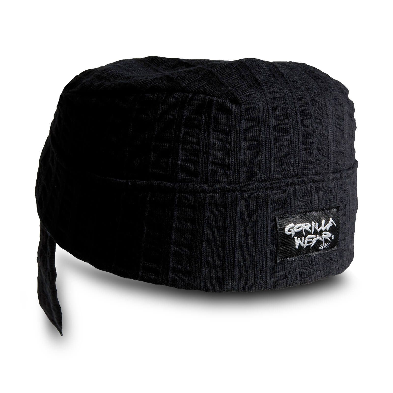 Sjekke Seersucker Work Out Cap, black, Gorilla Wear hos SportGymButikken.no