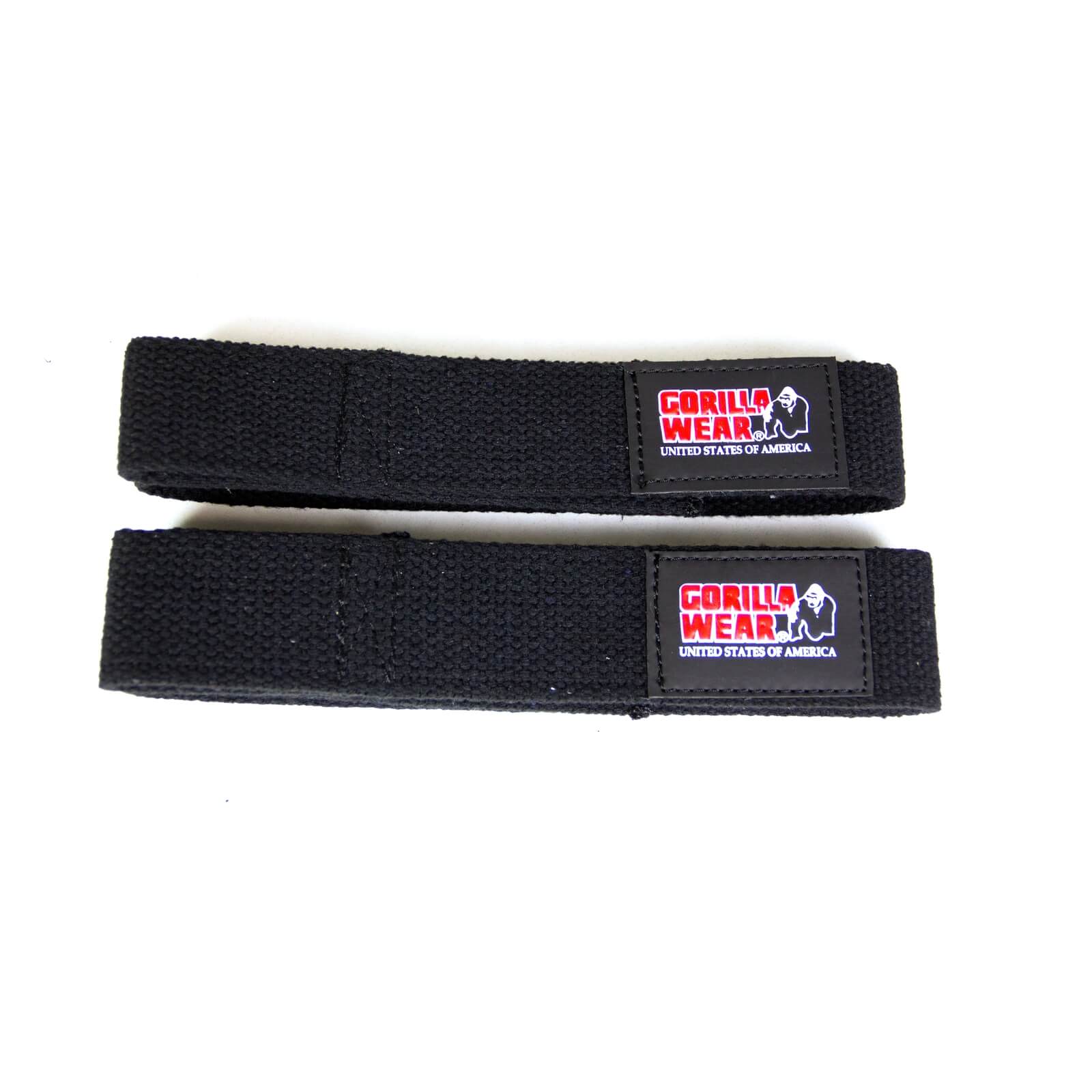 Sjekke Lifting Straps, black, Gorilla Wear hos SportGymButikken.no