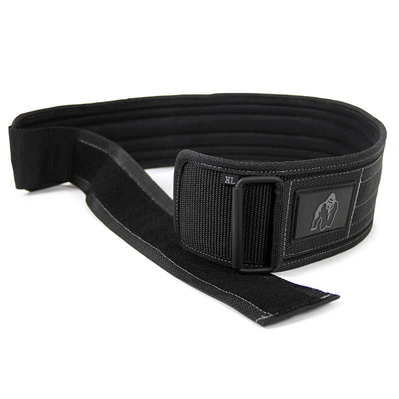 4 Inch Nylon Belt, black/grey, Gorilla Wear